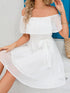 off-should-short-sleeve-mini-dress OhSoStyled at Sophia's Style-6